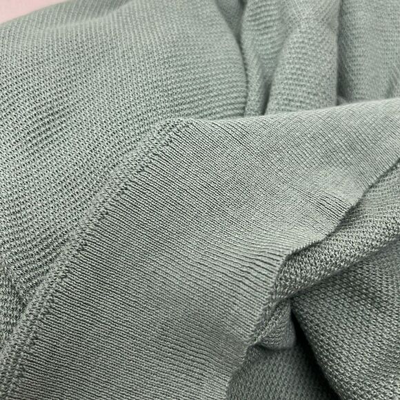 J. Crew Factory CD617 Seed-stitch green long sleeve sweater NWT size XL - Picture 8 of 10